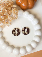 PAMPILLE APPOLINE MARRON A POIS BEIGE